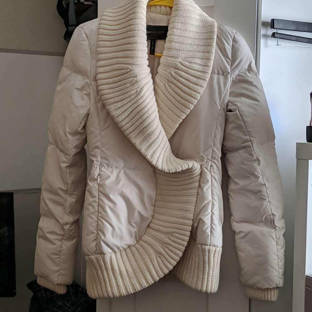 Bcbg maxazria XXS duck down winter bomber jacket